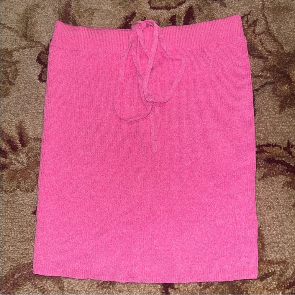 Bershka Bright Pink Mini Skirt